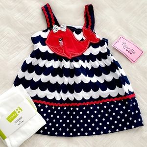 Crazy8 leggings, Nannette top